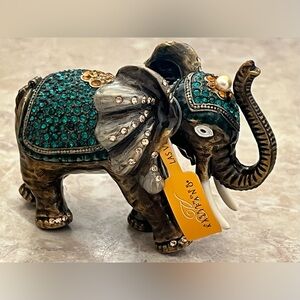 Kalifano Elephant Decorative Jewelry Trinket Box